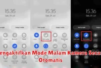 Mengaktifkan Mode Malam Kamera Secara Otomatis