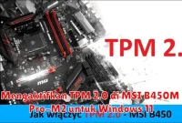 Mengaktifkan TPM 2.0 di MSI B450M Pro-M2 untuk Windows 11