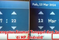 Mengatur Format Tanggal dan Jam di HP Android
