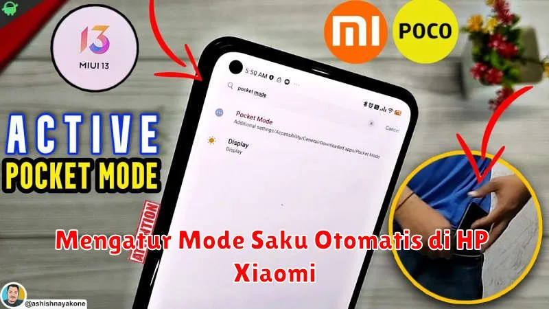 Mengatur Mode Saku Otomatis di HP Xiaomi