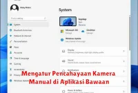Mengatur Pencahayaan Kamera Manual di Aplikasi Bawaan