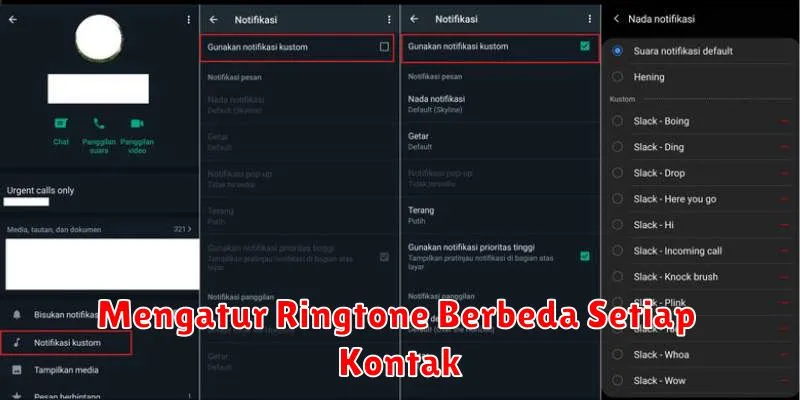 Mengatur Ringtone Berbeda Setiap Kontak