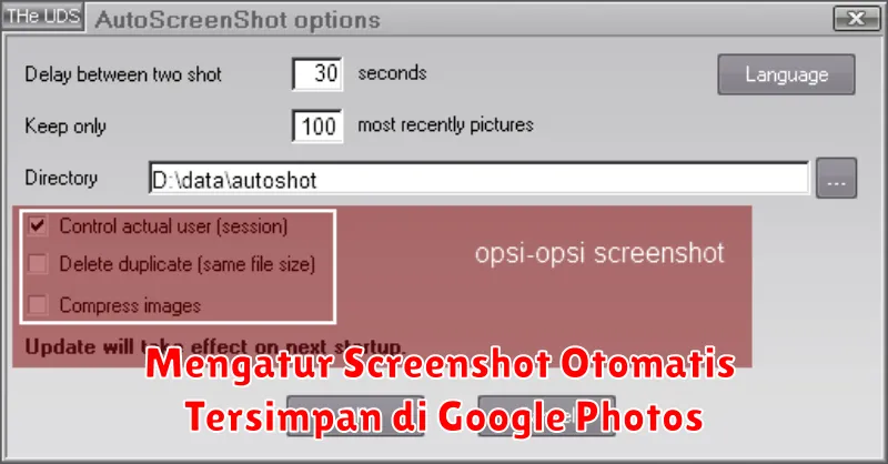 Mengatur Screenshot Otomatis Tersimpan di Google Photos