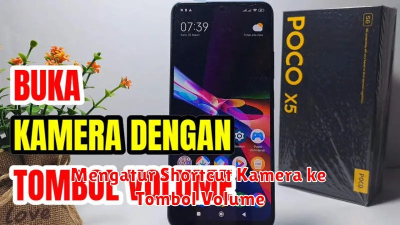 Mengatur Shortcut Kamera ke Tombol Volume