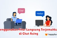 Menggunakan Fitur Langsung Terjemahkan di Chat Asing