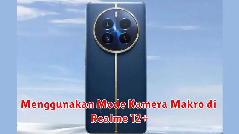 Menggunakan Mode Kamera Makro di Realme 12+