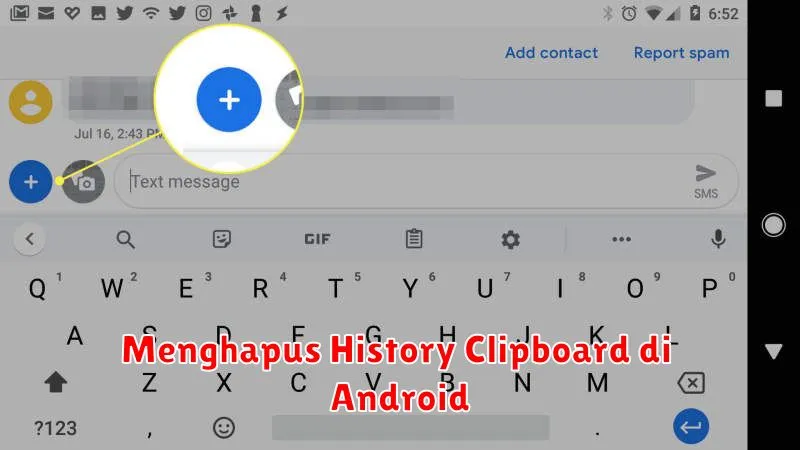 Menghapus History Clipboard di Android