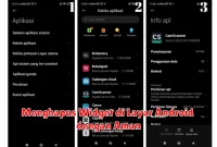 Menghapus Widget di Layar Android dengan Aman