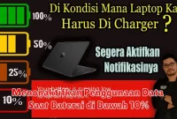 Menonaktifkan Penggunaan Data Saat Baterai di Bawah 10%
