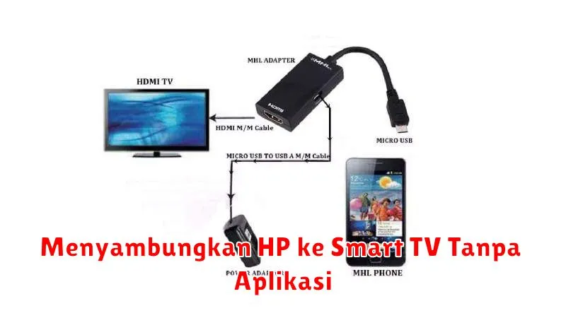 Menyambungkan HP ke Smart TV Tanpa Aplikasi