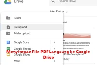 Menyimpan File PDF Langsung ke Google Drive