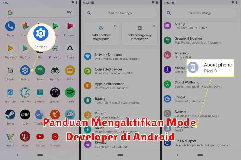 Panduan Mengaktifkan Mode Developer di Android