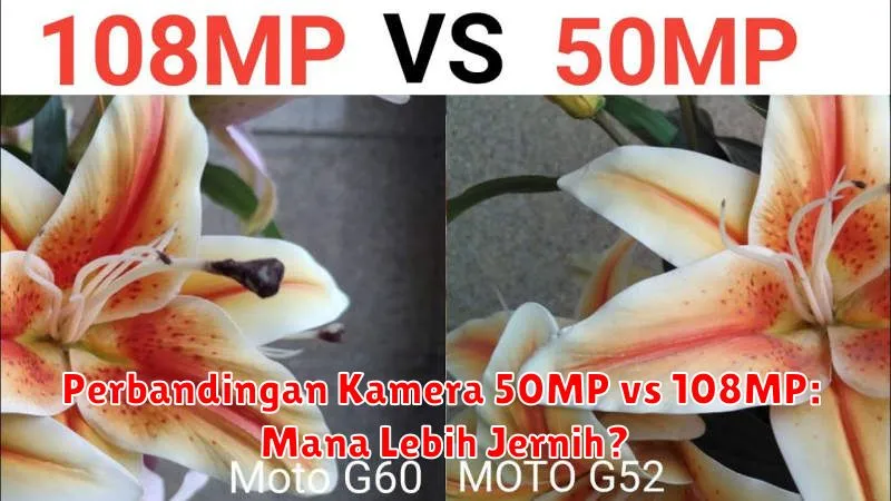 Perbandingan Kamera 50MP vs 108MP: Mana Lebih Jernih?