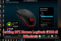 Setting DPI Mouse Logitech G102 di Windows