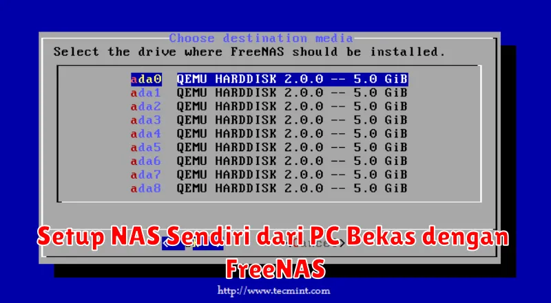 Setup NAS Sendiri dari PC Bekas dengan FreeNAS