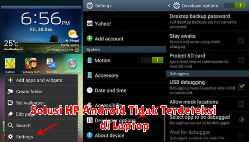 Solusi HP Android Tidak Terdeteksi di Laptop