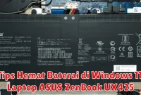 Tips Hemat Baterai di Windows 11 Laptop ASUS ZenBook UX425